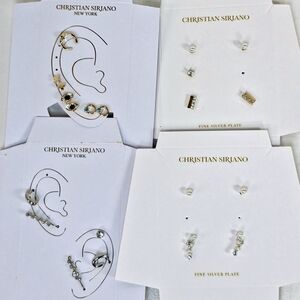 Christian Siriano Earrings Lot 21 Pieces Incomplete Sets, Mismatched, NWOT